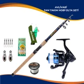 AlbaStar Celtic 300 Cm 100-300 Gr Avlivari Ecco 4000 Tam Takım Kıyı Hobi Olta Seti thumbnail 1