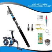 Paxton 210 Cm 50-100 Gr Olta Kamışı - Tiger 4000 Olta Makinası Tam Takım Kıyı Hobi Çocuk Yeni Başlayan Olta Seti - 1