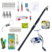 Highcarbon 300 Cm Blue Bl-5000   Tatlı Su- Tuzlu su  Tam Takım Lüx Usta Profesyonel Hobi Deniz ve Göl Olta Seti thumbnail 1