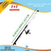 Avlivari 120 Cm Seyahat Tipi Mini Olta Seti 1+1 Kampanyalı - 2