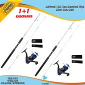 Avlivari 120 Cm Seyahat Tipi Mini Olta Seti 1+1 Kampanyalı - 1