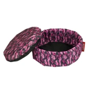 XPERMATE Sünger Simit Köpek Yuvası Küçük Irk Köpek Yatağı Ve Kedi Yatağı 45 CM Kamuflaj - 4