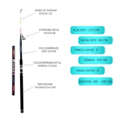 Avlivari Ecotackle Rocket 270 Cm - Pandora Lotus 6000 Tam Takım Lüx Usta Profesyonel Hobi Deniz ve Göl Olta Seti - 2