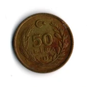 T.C. 50 Lira 1989 (mp1934) thumbnail 2