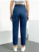Slim Fit Mom Jeans Kot Pantolon - 2