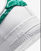 Nike Air Force 1 Low 07 Essential White Green Paisley thumbnail 2