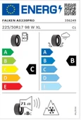 Falken Euroall Season AS220 Pro 225/50R17 98W XL M+S 3PMSF Oto 4 Mevsim Lastiği (Üretim Yılı: 2024) thumbnail 2