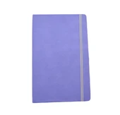 Gürmat Termo Deri Kapaklı Lastikli Defter 13x21 cm Lila 481C - 1