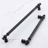 Mobilya Mutfak Metal Dolabı Çekmece Dolap Kapak Kulpları Kulbu Kulpu 32 cm-320 mm Siyah Kulp thumbnail 5