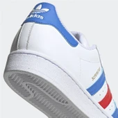 Adidas Superstar White Blue Red thumbnail 3