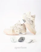 Nike Air Jordan Retro 4 Off-White Sail thumbnail 7