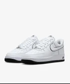 Nike Air Force 1 '07 Low White Black Outline Swoosh - 3