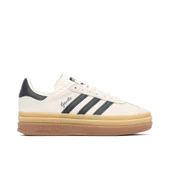 Adidas Gazelle Bold Beige Black Womens thumbnail 1