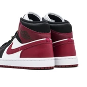Nike Air Jordan 1 Mid Maroon Black Gold Pendants thumbnail 3