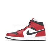 Nike Air Jordan 1 Mid Chicago Black Toe thumbnail 4
