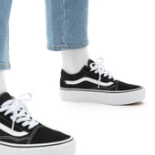 Vans Old Skool Platform Black White thumbnail 3