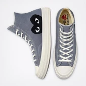 Converse Converse Chuck Taylor All-Star 70s Hi x Comme Des Garçons Play Grey thumbnail 4