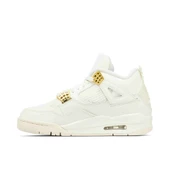 Nike Air Jordan 4 Retro Sail Metallic Gold Womens - 2