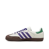 Adidas Samba OG Off White Core Purple Green Brown Womens thumbnail 3
