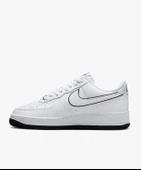 Nike Air Force 1 '07 Low White Black Outline Swoosh - 2