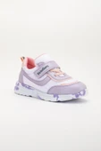 Şiringenç Ortopedik Kız Çocuk Spor Ayakkabı Lila Cırtlı Anorak Malzeme thumbnail 3
