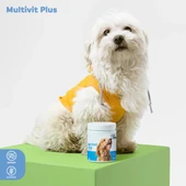 Multivit Plus: Küçük Irk Köpekler için Glütensiz ve Şekersiz Günlük Vitamin Takviyesi Çiğnenebilir Tablet (90 gr) - 3