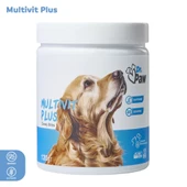 Multivit Plus: Köpekler için Glütensiz ve Şekersiz Günlük Vitamin Takviyesi Çiğnenebilir Tablet (120 gr) - 1