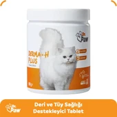 Derma H Plus: Kediler için Glütensiz ve Şekersiz Tüy ve Cilt Sağlığı Destekleyici Çiğnenebilir Tablet (90 gr) - 3