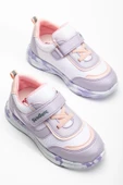 Şiringenç Ortopedik Kız Çocuk Spor Ayakkabı Lila Cırtlı Anorak Malzeme thumbnail 1