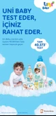 Uni Baby Bebek Saç ve Vücut Şampuanı 700ML Klasik (Pompalı) (12 Li Set) thumbnail 4