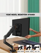 Tayfun 17-37'' Masa Üstü Hareketli  Led Monitör Tutucu Askı Aparatı thumbnail 5