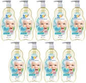 Uni Baby Bebek Saç ve Vücut Şampuanı 700ML Klasik (Pompalı) (9 Lu Set) - 1