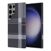 Galaxy S23 Ultra Kılıf M-safe Şarj Özellikli Karbon Fiber Görünümlü Zore Nekst Kapak - 3