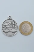 Arctic Monkeys Gümüş Kaplama Düz Zincir Kolye thumbnail 4