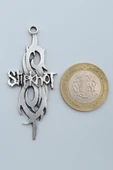 Slipknot Gümüş Kaplama Düz Zincir Kolye thumbnail 4