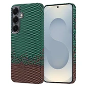 Galaxy S25 Kılıf M-safe Şarj Özellikli Karbon Fiber Görünümlü Zore Nekst Kapak - 3