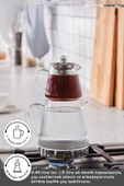 Keops Borosilikat Cam Çaydanlık - 3
