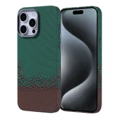 Apple iPhone 15 Pro Max Kılıf M-safe Şarj Özellikli Karbon Fiber Görünümlü Zore Nekst Kapak - 5