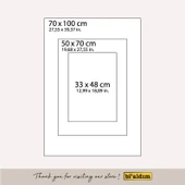 Tarihsiz Üç Aylık Duvar Takvimi, Zamansız Takvim, Planlayıcı Takvim, Rengarenk Duvar Takvimi - 70x100 cm - 4