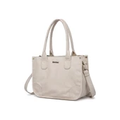 Yıkama Deri Omuz Askılı Kadın Çantası 21K Barcelona 1910 - 4