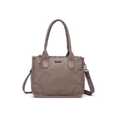 Yıkama Deri Omuz Askılı Kadın Çantası 21K Barcelona 1910 thumbnail 1