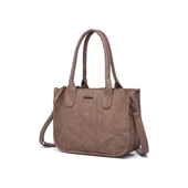 Yıkama Deri Omuz Askılı Kadın Çantası 21K Barcelona 1910 thumbnail 4