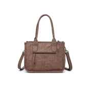 Yıkama Deri Omuz Askılı Kadın Çantası 21K Barcelona 1910 thumbnail 3