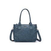 Yıkama Deri Omuz Askılı Kadın Çantası 21K Barcelona 1910 thumbnail 1