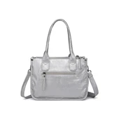 Yıkama Deri Omuz Askılı Kadın Çantası 21K Barcelona 1910 - 3