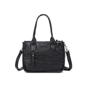 Yıkama Deri Omuz Askılı Kadın Çantası 21K Barcelona 1910 thumbnail 5