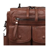 Yıkama Deri Sırt Askılı Kadın Çantası 21K Barcelona 1917 thumbnail 2