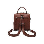 Yıkama Deri Sırt Askılı Kadın Çantası 21K Barcelona 1917 thumbnail 3