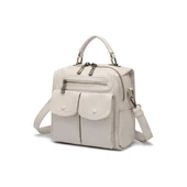 Yıkama Deri Sırt Askılı Kadın Çantası 21K Barcelona 1917 thumbnail 4