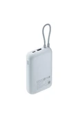 Xiaomi Power Bank 10000mAh mavi Entegre Kablo USB ve USB-C Portu 22.5W BHR9072GL - 3